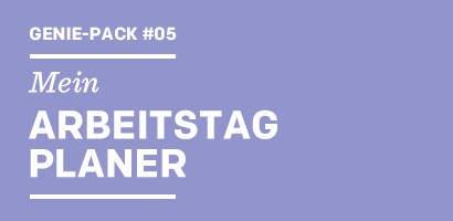 Genie-Pack  Mein ARBEITSTAG PLANER
